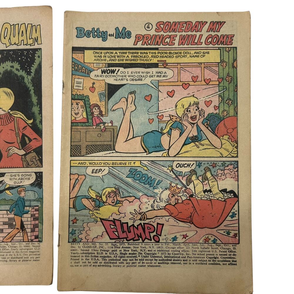 Vintage Archie Comics Lot‎ of 5 1970s Betty Veronica Jughead Sabrina Comic Books - Picture 4 of 9
